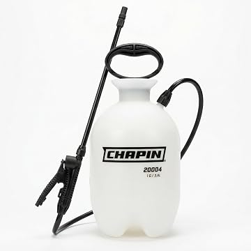 CHAPIN 1-Gallon Pump Sprayer, Easy Use for Home & Garden Durable lightweight tank; ideal for weed control, plant care and cleaning with adjustable nozzle, long hose and easy pump